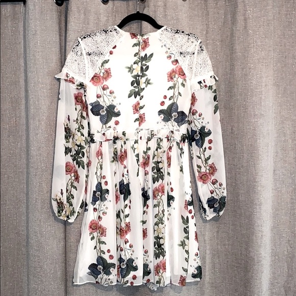 BNWT Ted Baker Floral Dress - Picture 3 of 4